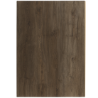 Brown wooden panel with a visible grain pattern on a white background